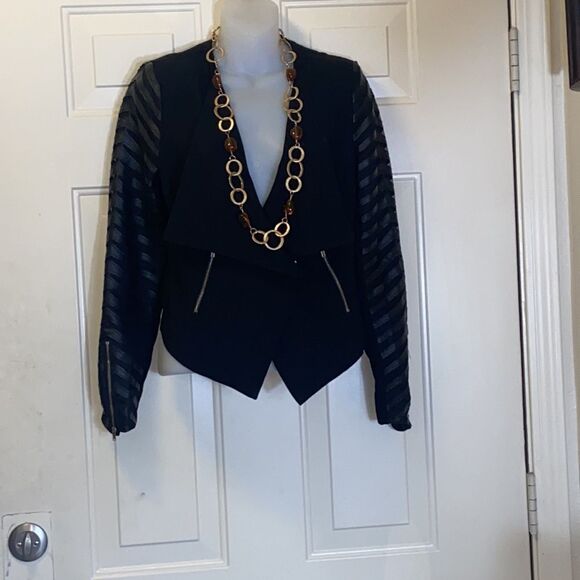 VINTAGE VO JEANS DESIGNED IN LOS ANGELES WOMEN BLOUSE & JACKET SIZE M - Picture 2 of 14